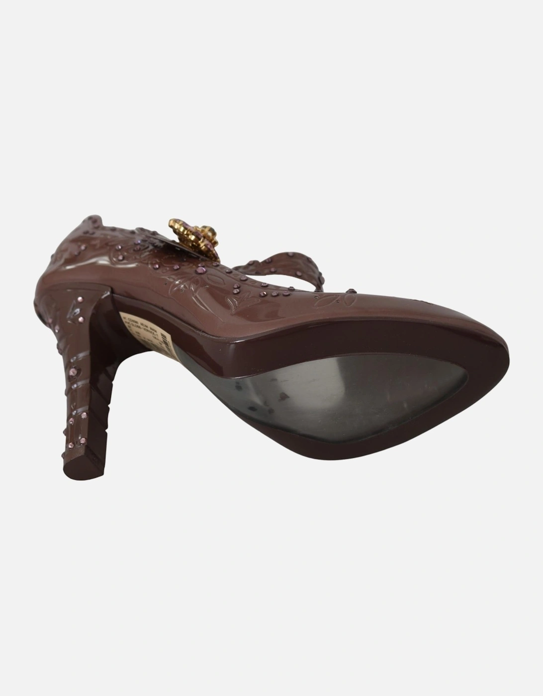 Dolce Gabbana Floral Mary Jane Pumps Women - Brown