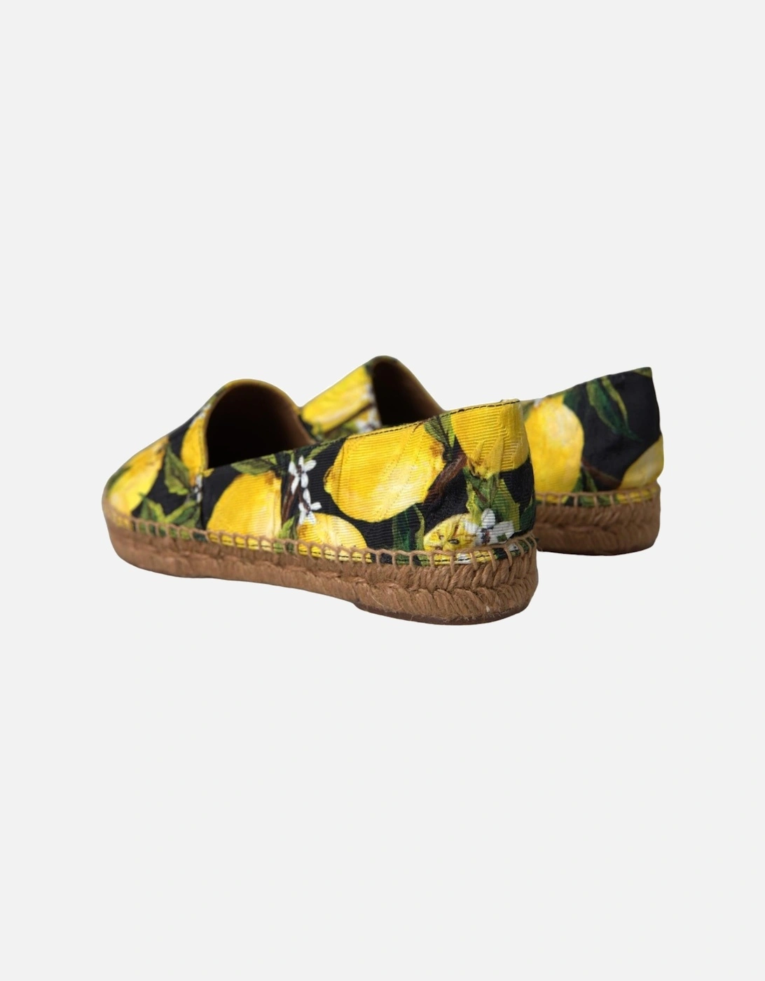 Lemon Espadrille Shoes with Logo Details and Rubber Sole Women -