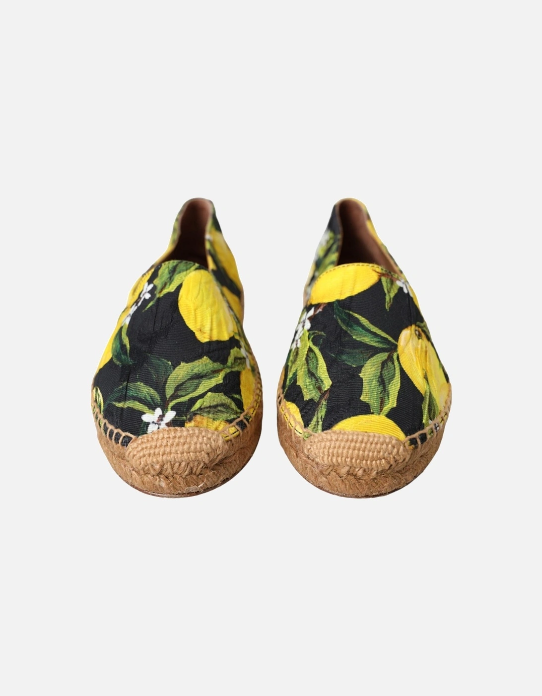 Lemon Espadrille Shoes with Logo Details and Rubber Sole Women -