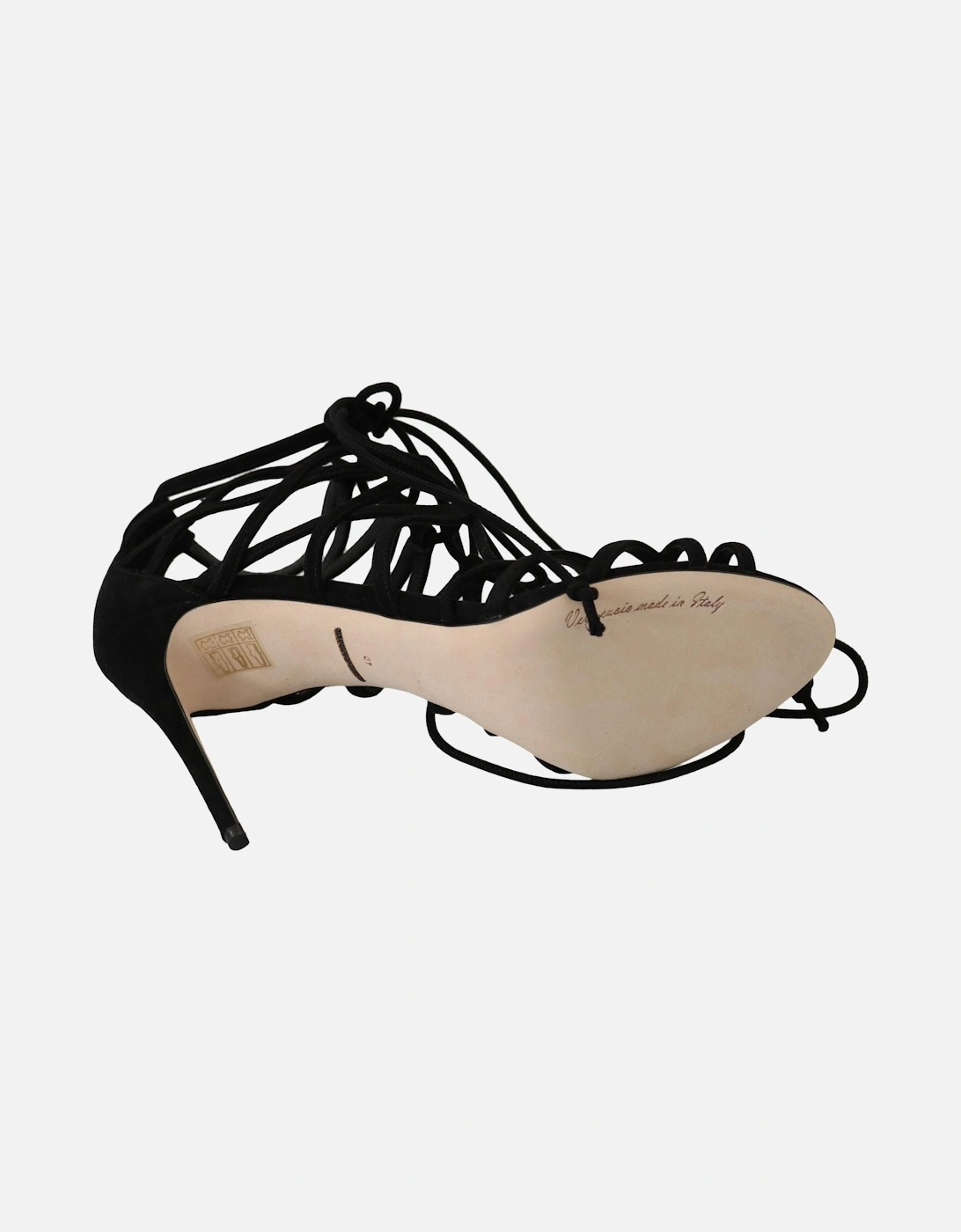 uede Cage Heel Model LA5958 Women - Black Sandals