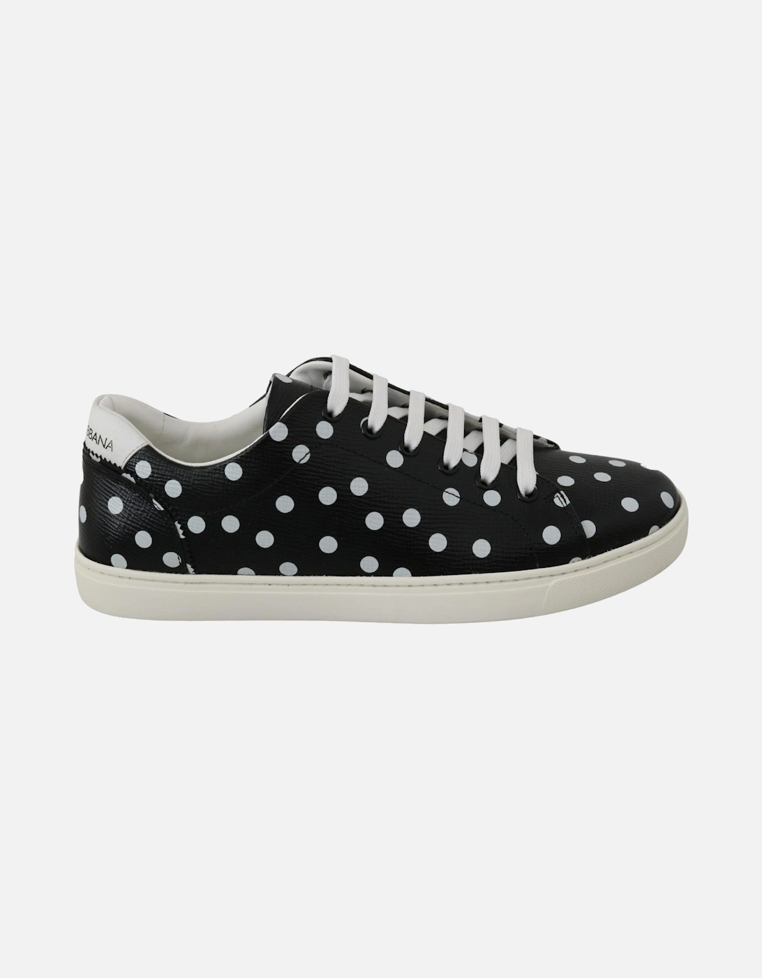 Dolce Gabbana Polka Dot Sneakers LowTop LaceUp Women - Black, 7 of 6