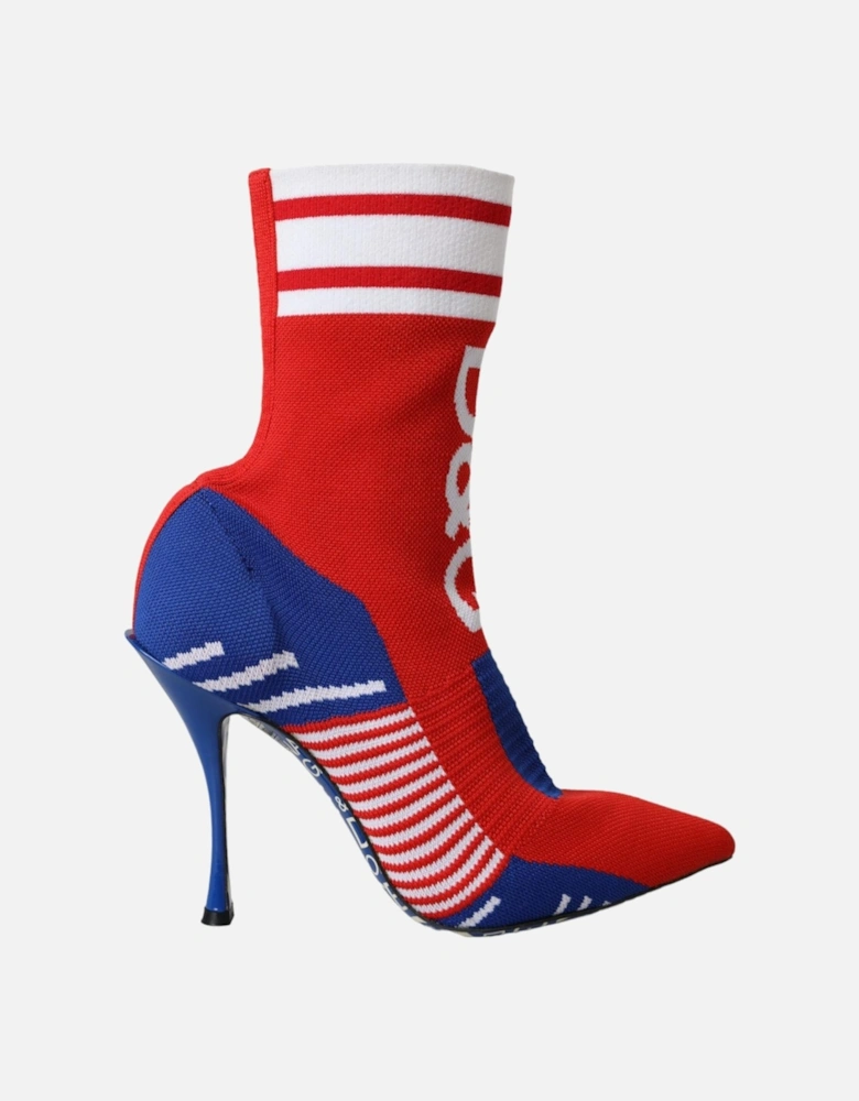 Stretch Short Boots with Leather Sole Women - Multicolor