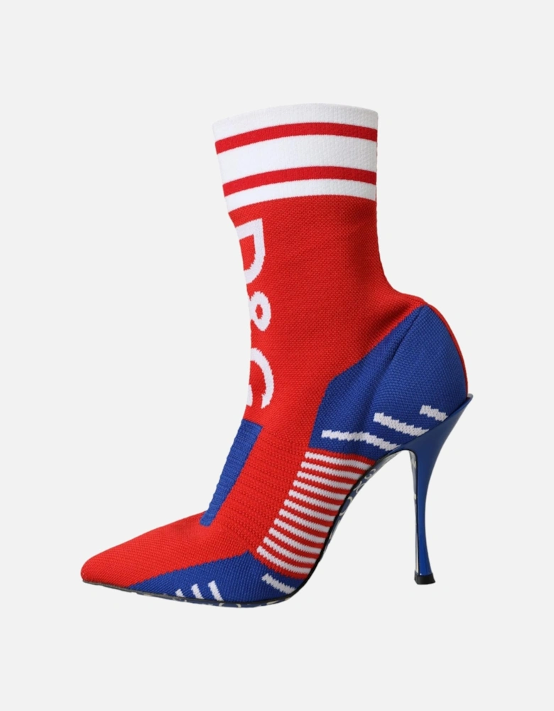 Stretch Short Boots with Leather Sole Women - Multicolor