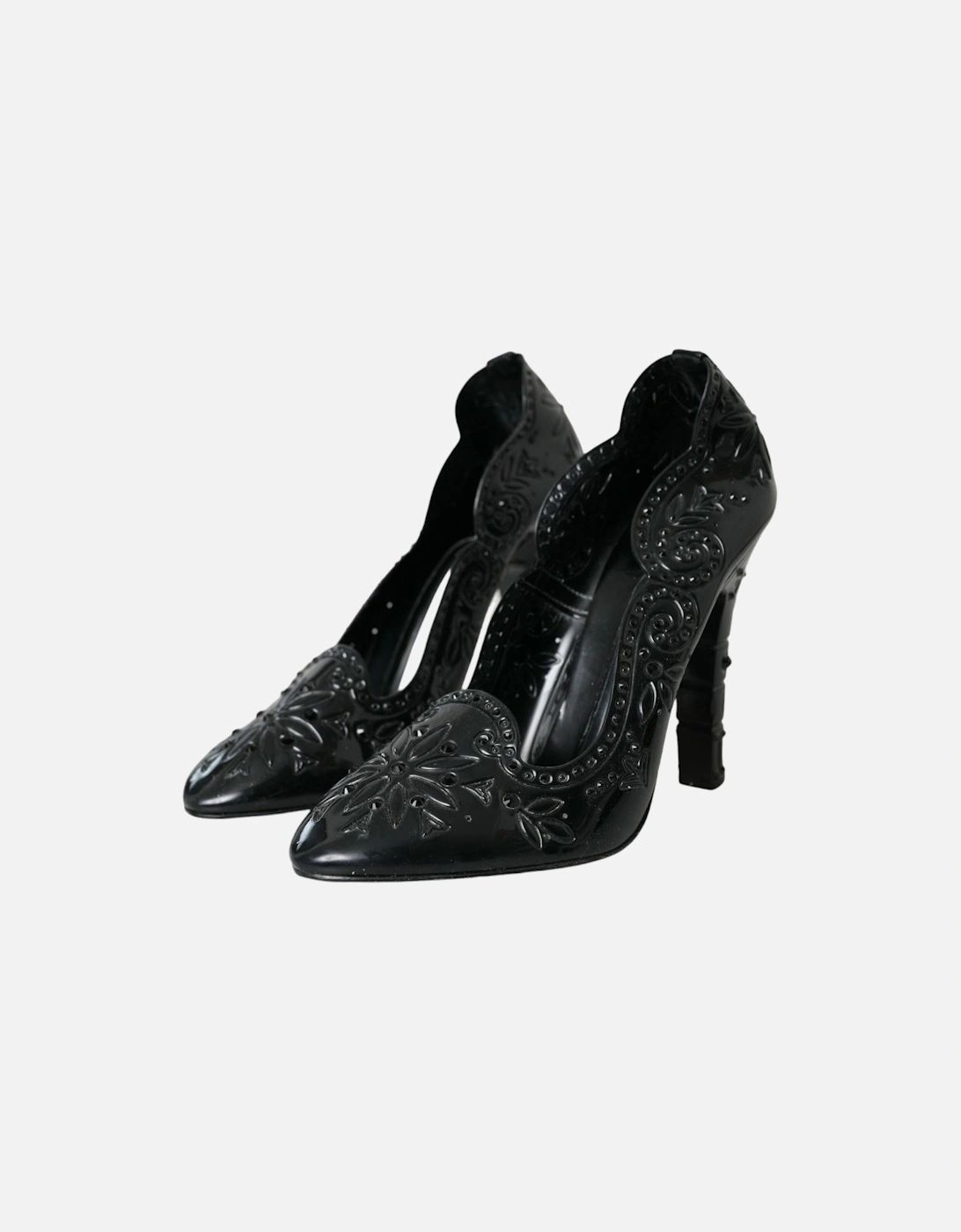 Black Crystal Pumps Women