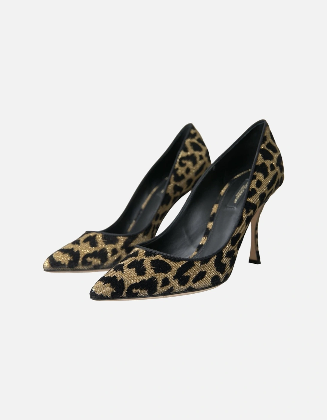 Leopard Lurex Heels Pumps - New with Tags Women