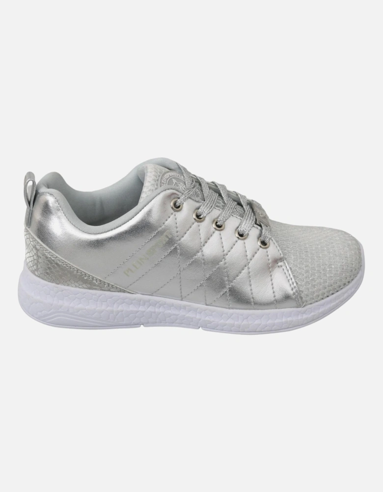 Gisella Sneakers with Logo Details Women - Silver