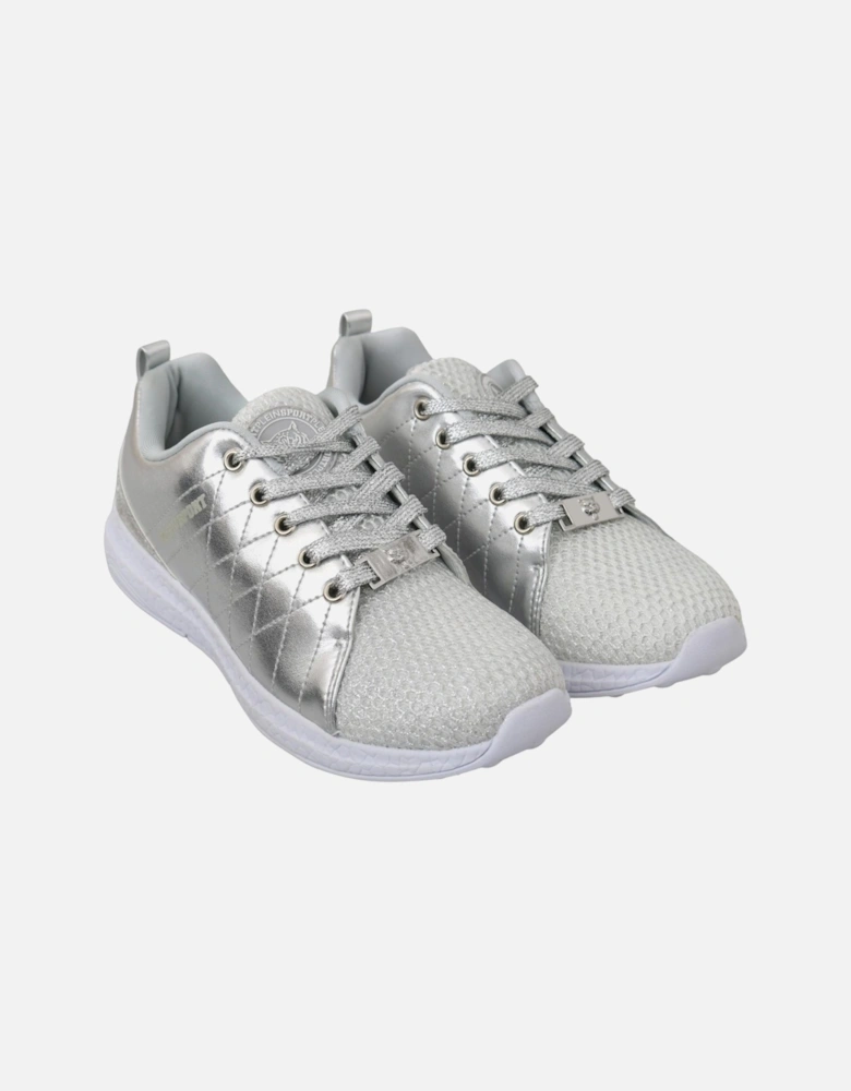 Gisella Sneakers with Logo Details Women - Silver