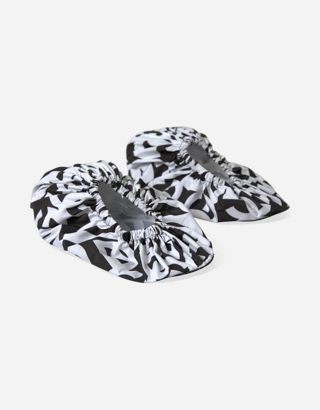 Logo Print Slip On Shoes - Nylon Material Rubber Sole Women -