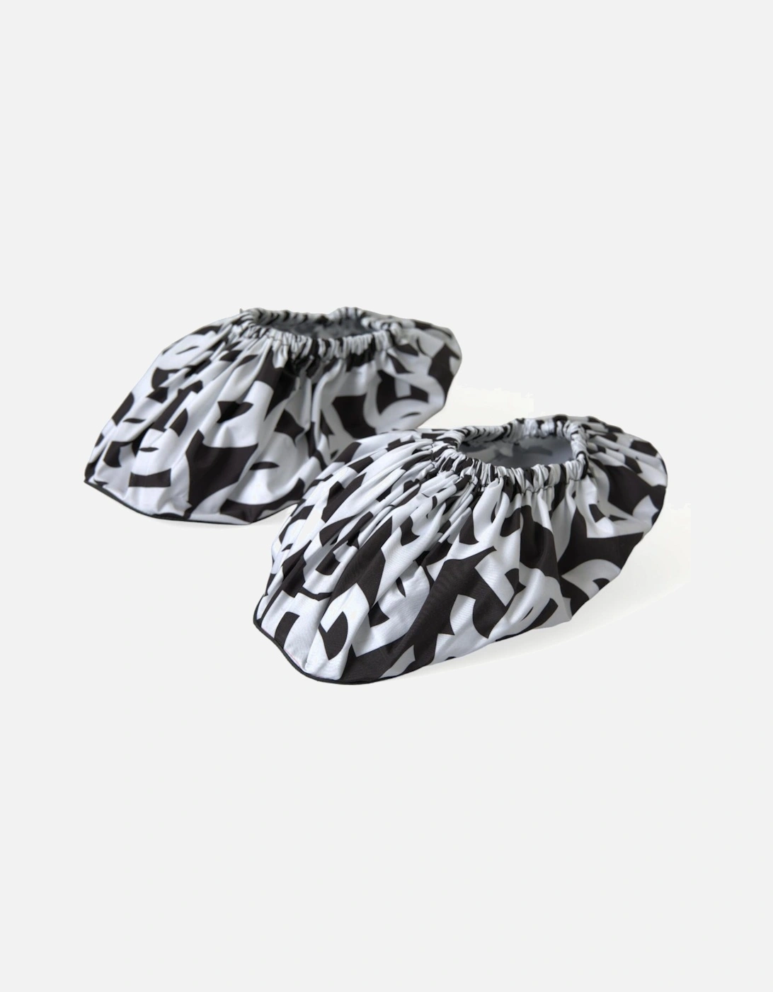Logo Print Slip On Shoes - Nylon Material Rubber Sole Women -