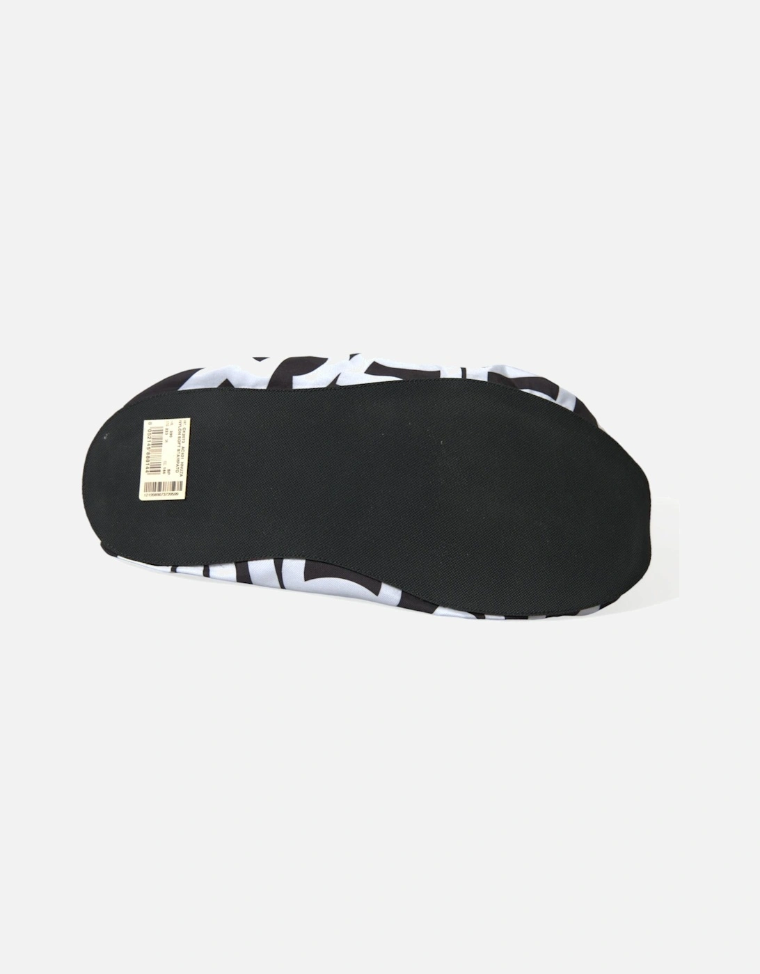 Logo Print Slip On Shoes - Nylon Material Rubber Sole Women -