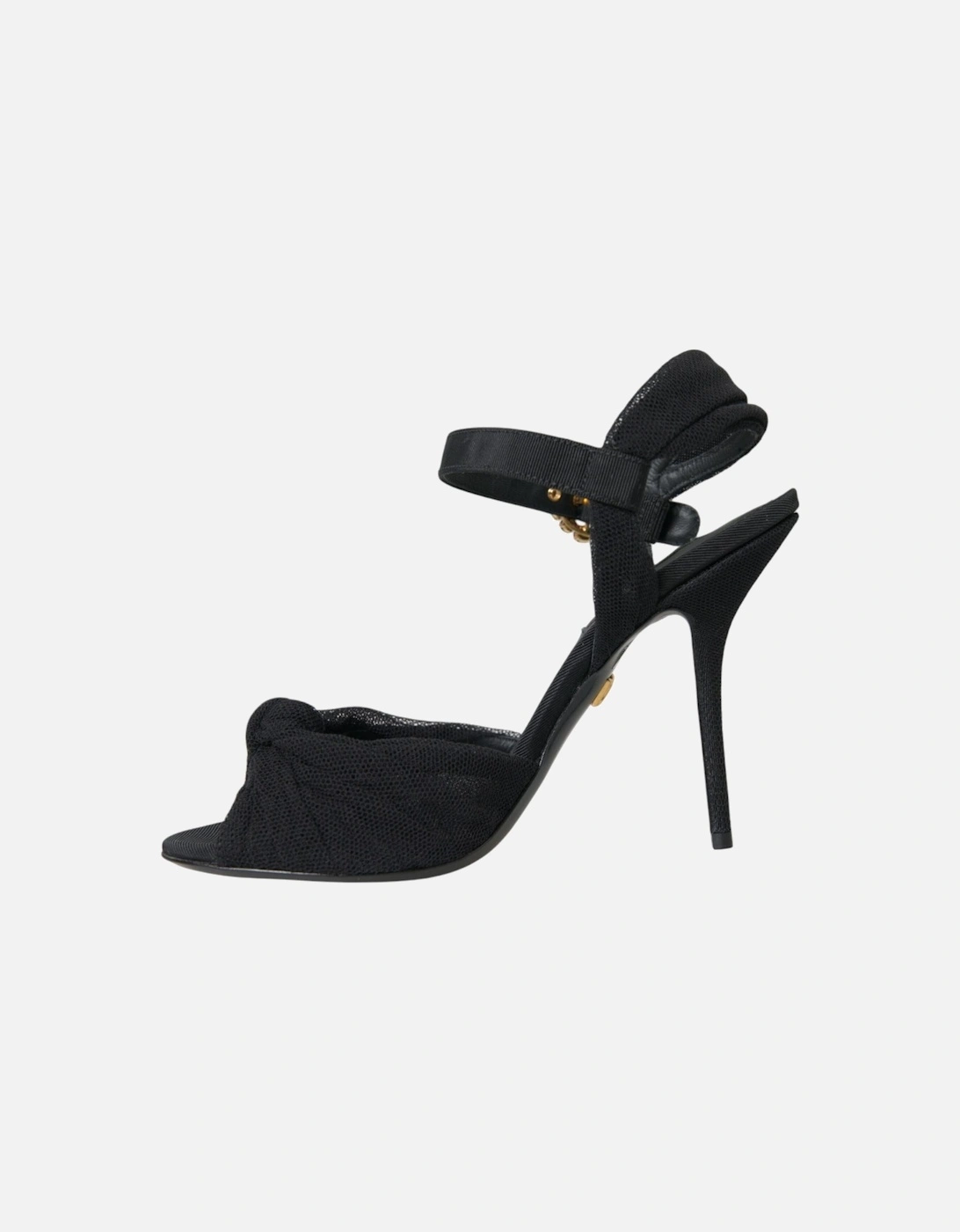 Embellished Ankle Strap Heel Sandals Women - Black