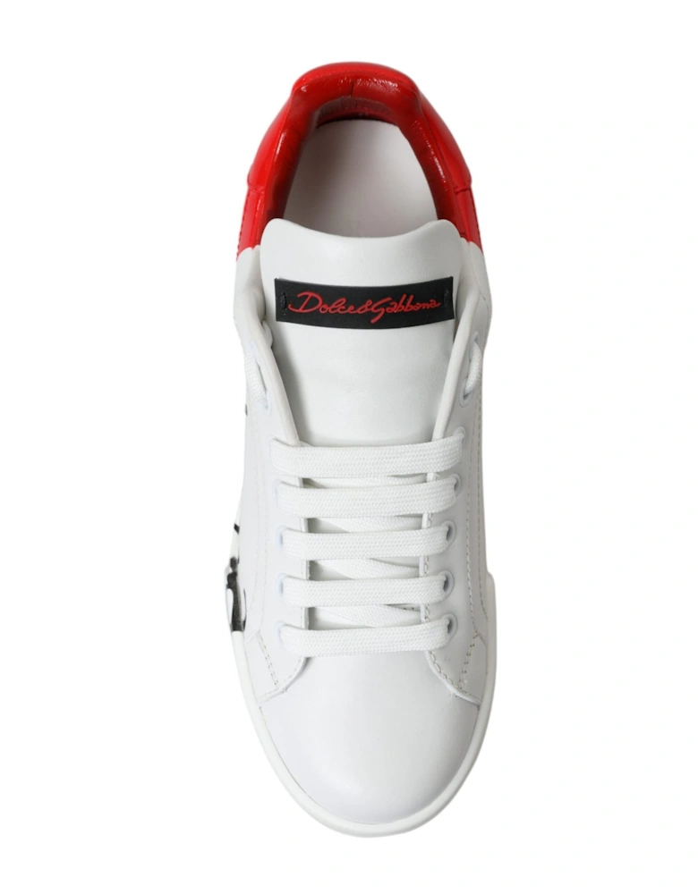 Portofino Sneakers Signatureprint leather Women - White