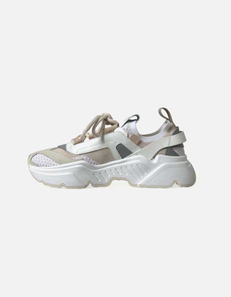Chunky Sole Lace Up Sneakers Women - Multicolor