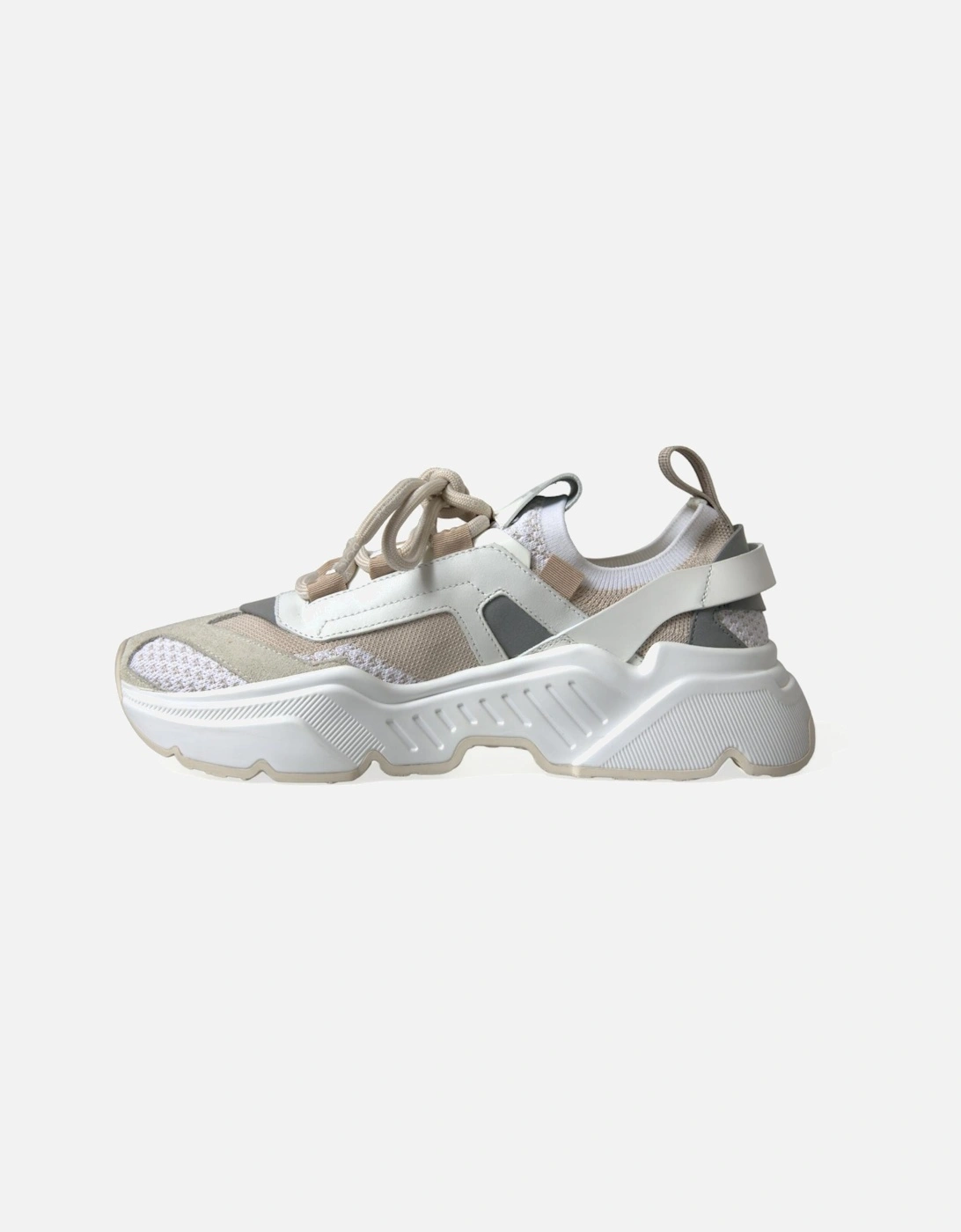 Chunky Sole Lace Up Sneakers Women - Multicolor