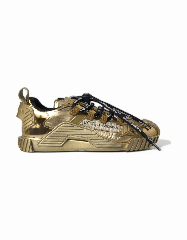 Portofino Sneakers Gold Leather Women