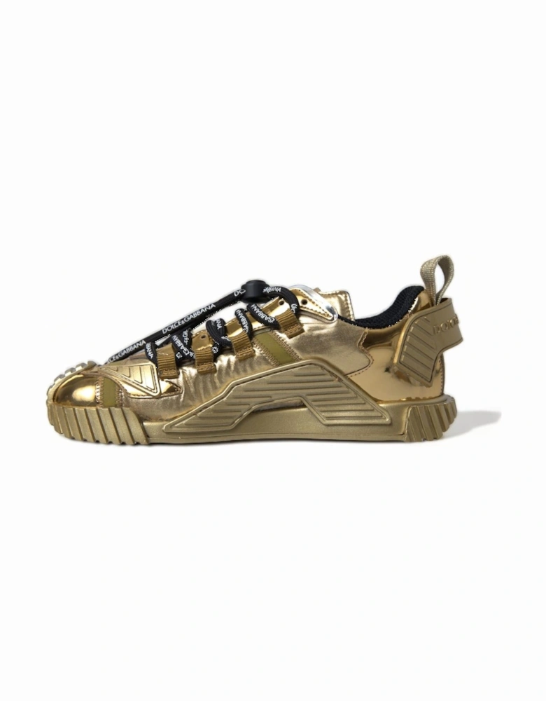 Portofino Sneakers Gold Leather Women