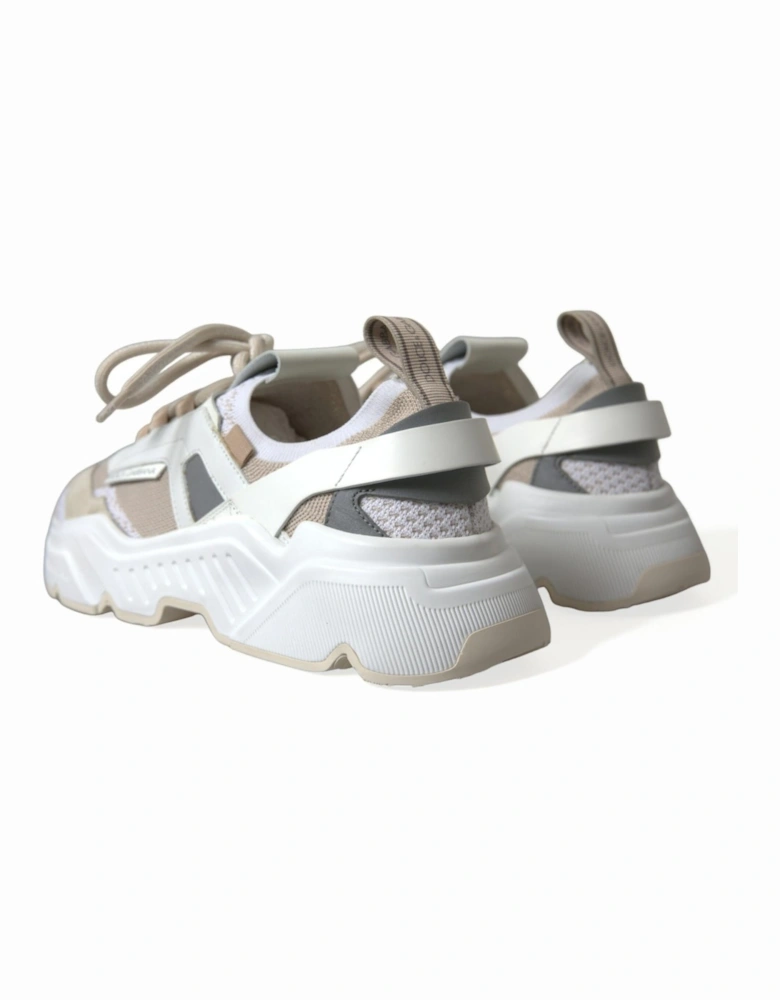 Chunky Sole Lace Up Sneakers Women - Multicolor
