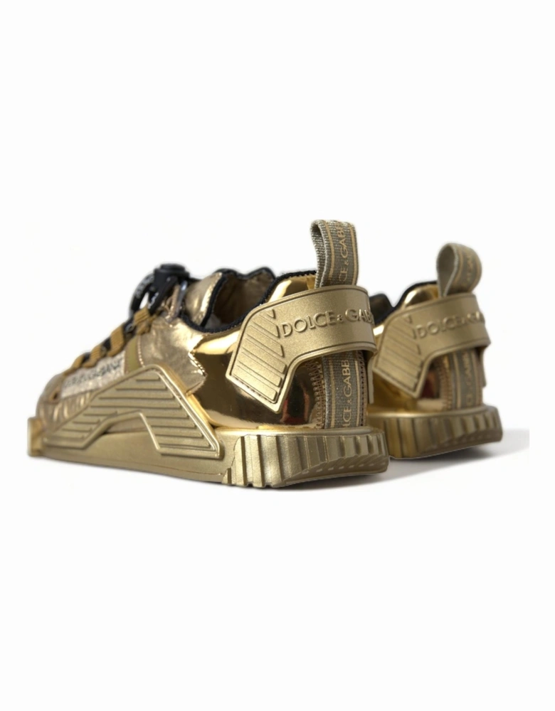 Portofino Sneakers Gold Leather Women