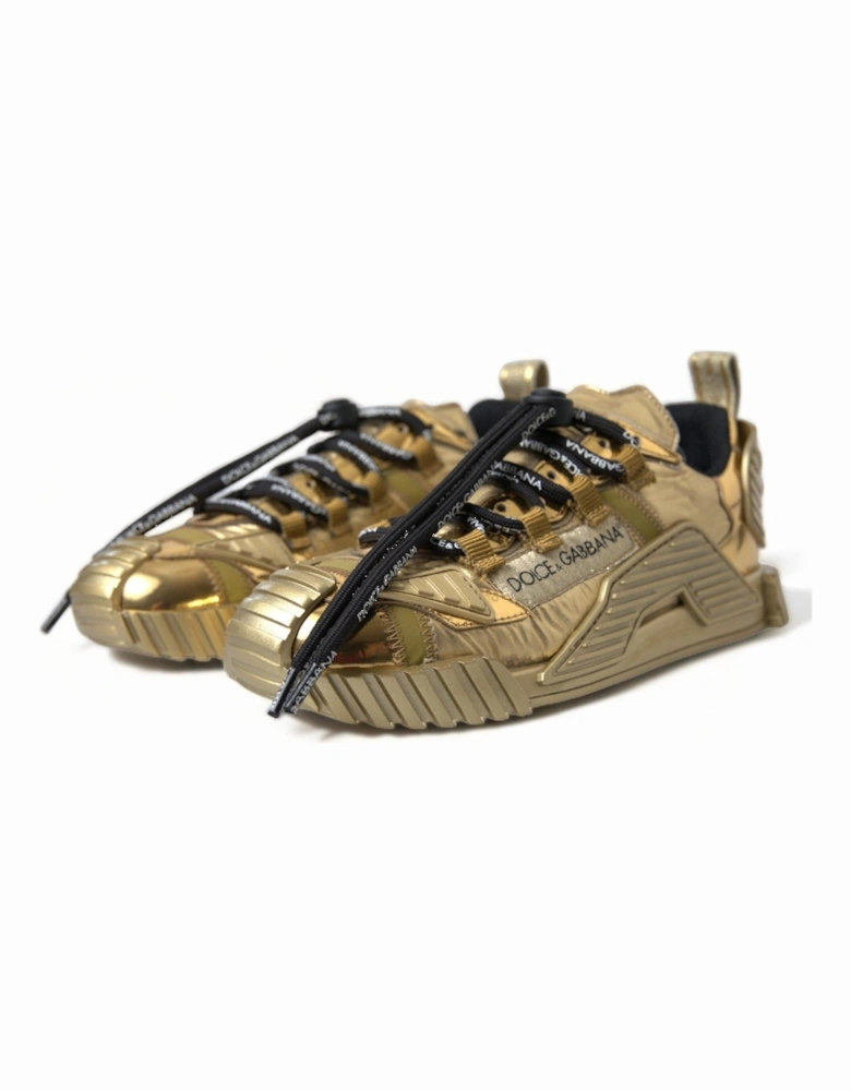 Portofino Sneakers Gold Leather Women