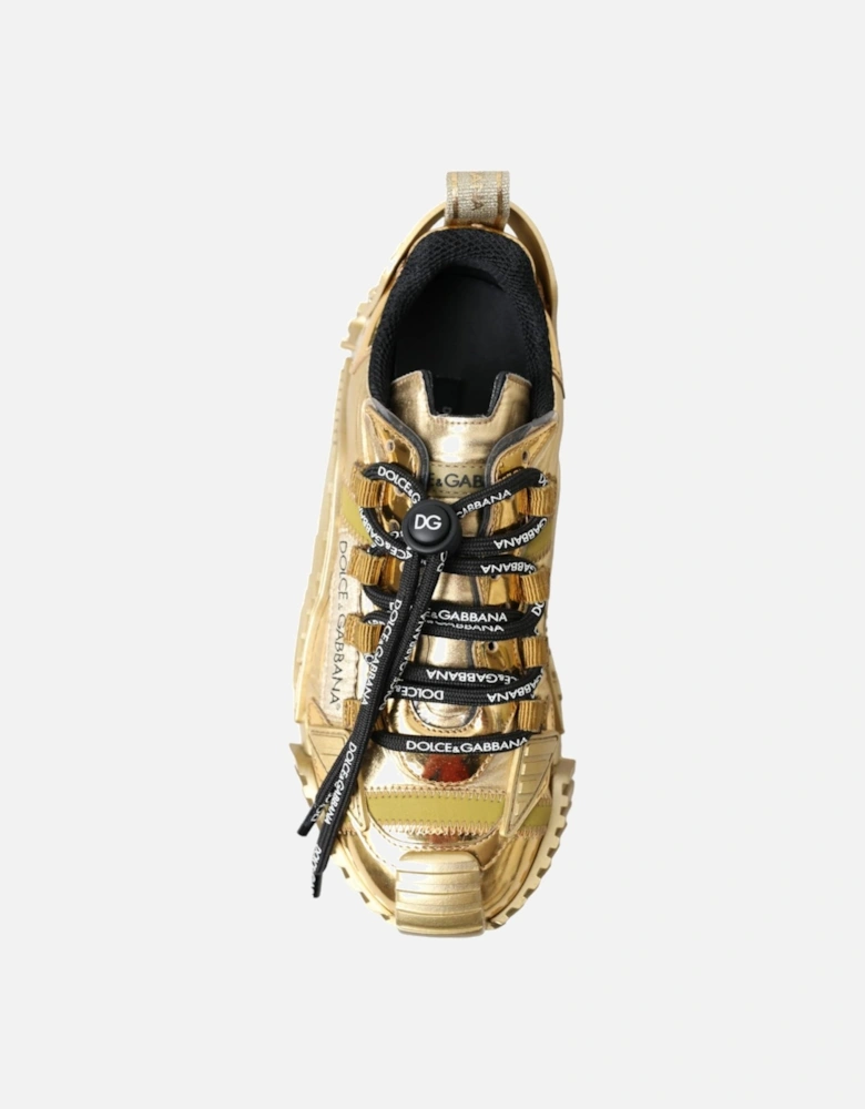 Portofino Sneakers Gold Leather Women