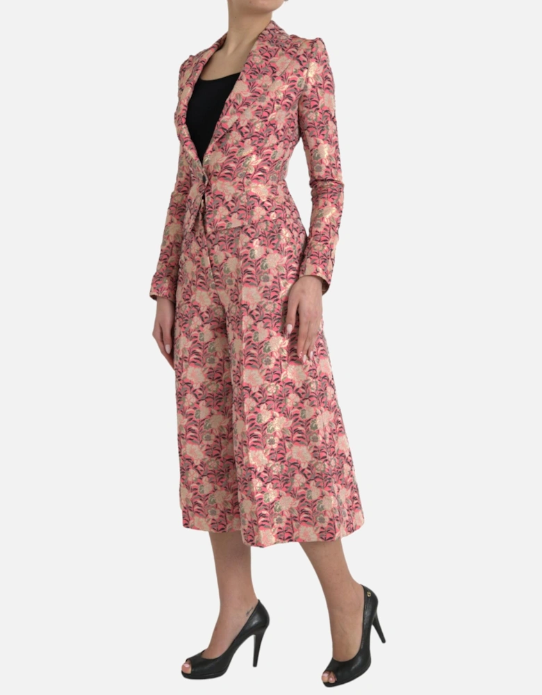 Pink Slim Fit Two-Piece Suit Women Suits