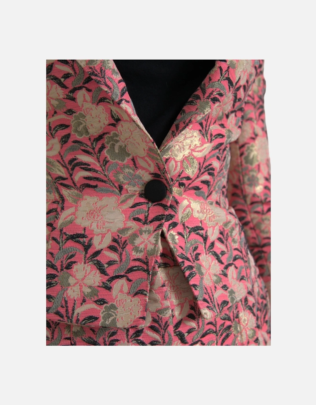 Pink Slim Fit Two-Piece Suit Women Suits