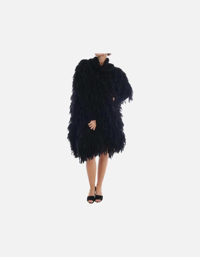 Dolce Gabbana Wool Tunic Sweater Women - Black