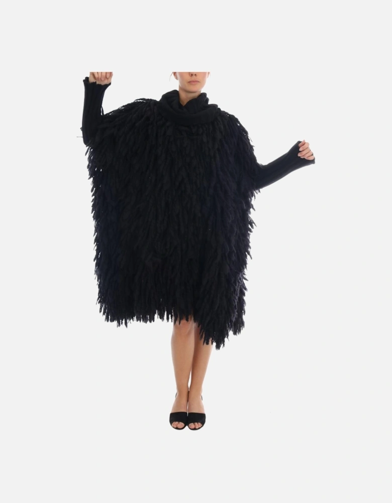 Dolce Gabbana Wool Tunic Sweater Women - Black