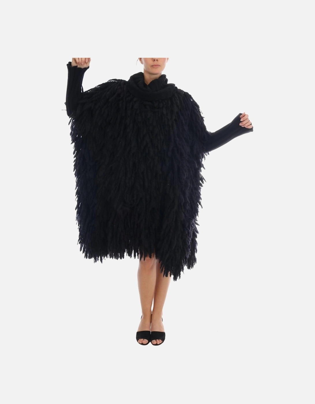 Dolce Gabbana Wool Tunic Sweater Women - Black