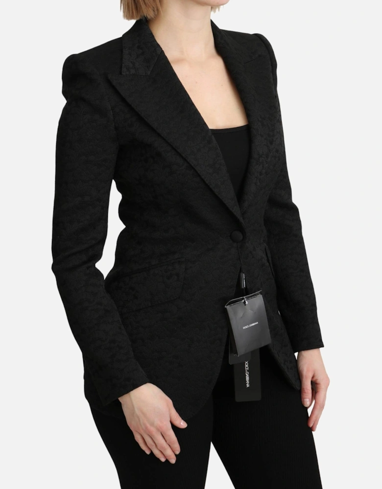 Blazer Tailored Fit Long Sleeves Women - Black Suits