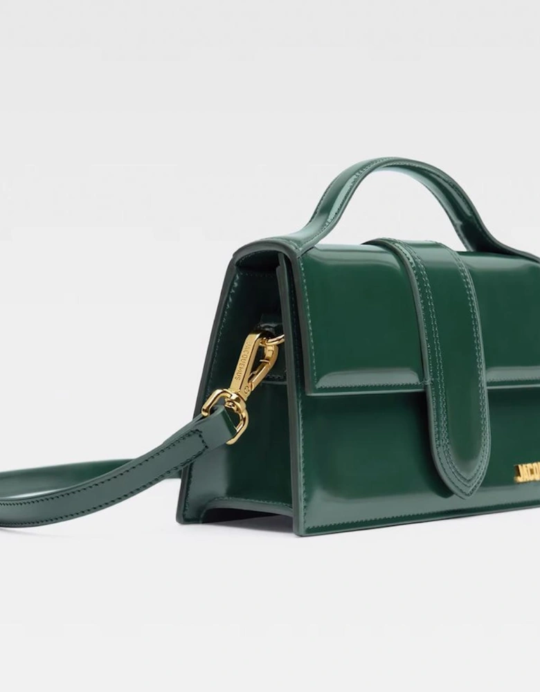 Le Grand Bambino Patent Calfskin Bag with Strap Women - Green