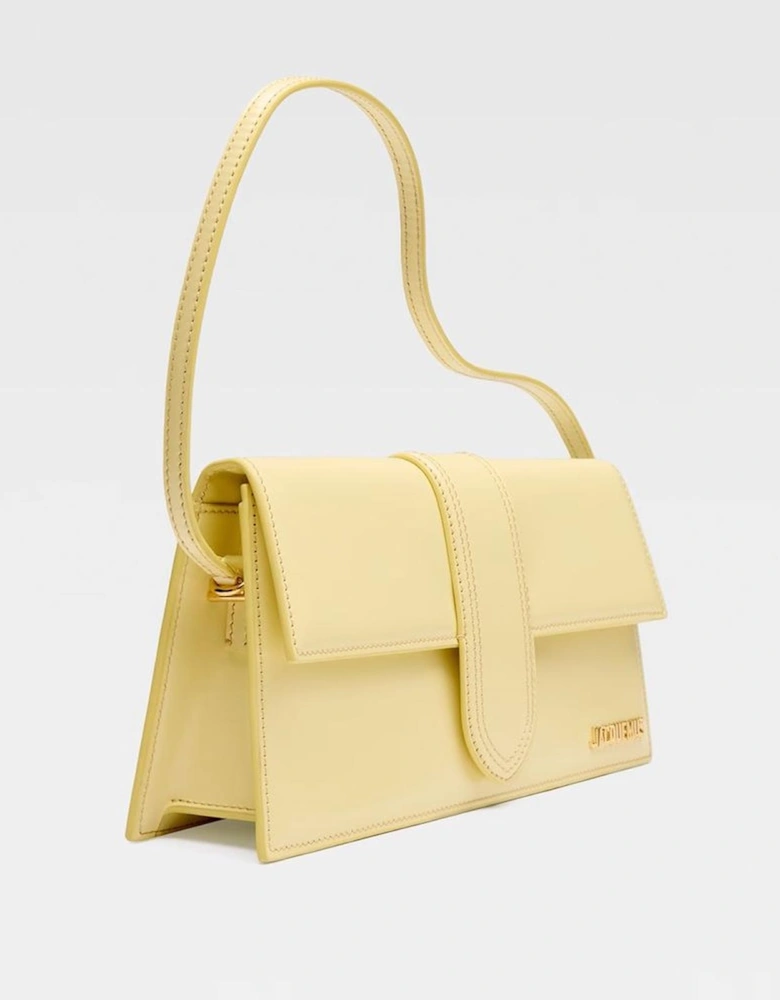 Smooth Calfskin Shoulder Bag with Gold Hardware Women - Yellow