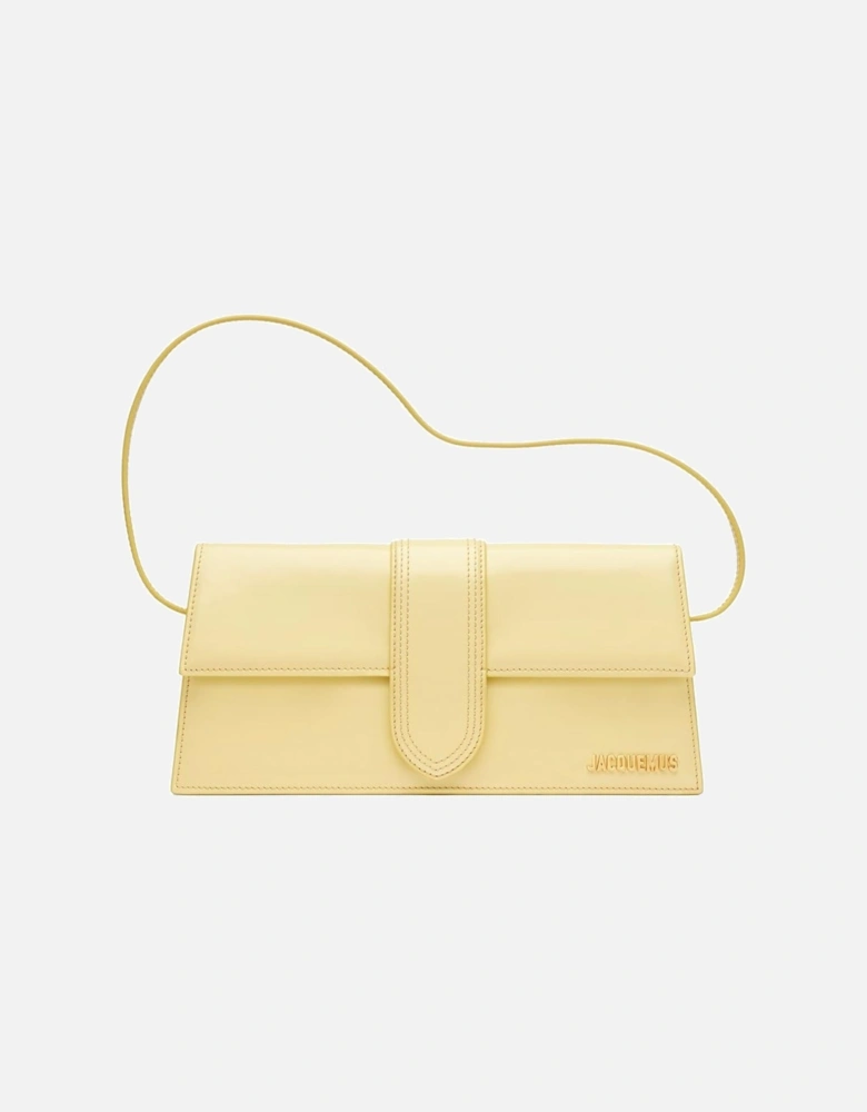 Smooth Calfskin Shoulder Bag with Gold Hardware Women - Yellow