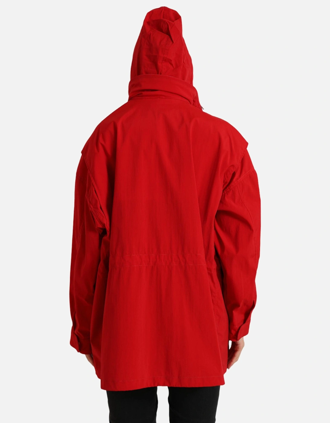 Red Snap Button Jacket JKT3709 Women Jackets
