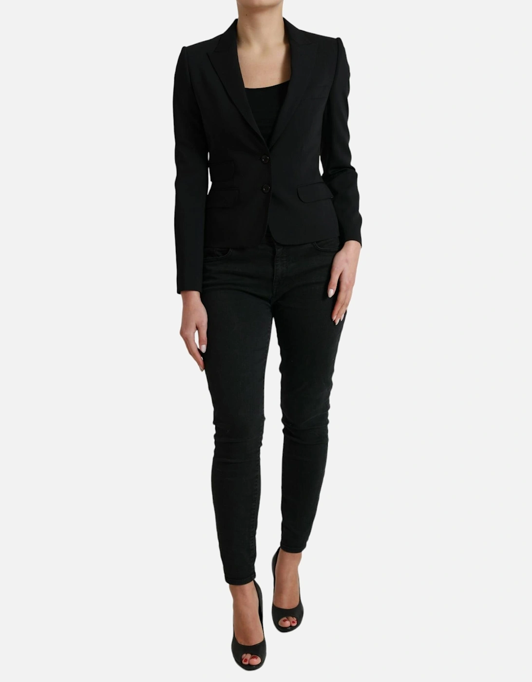 Black Blazer Professional Style Women Suits, 7 of 6