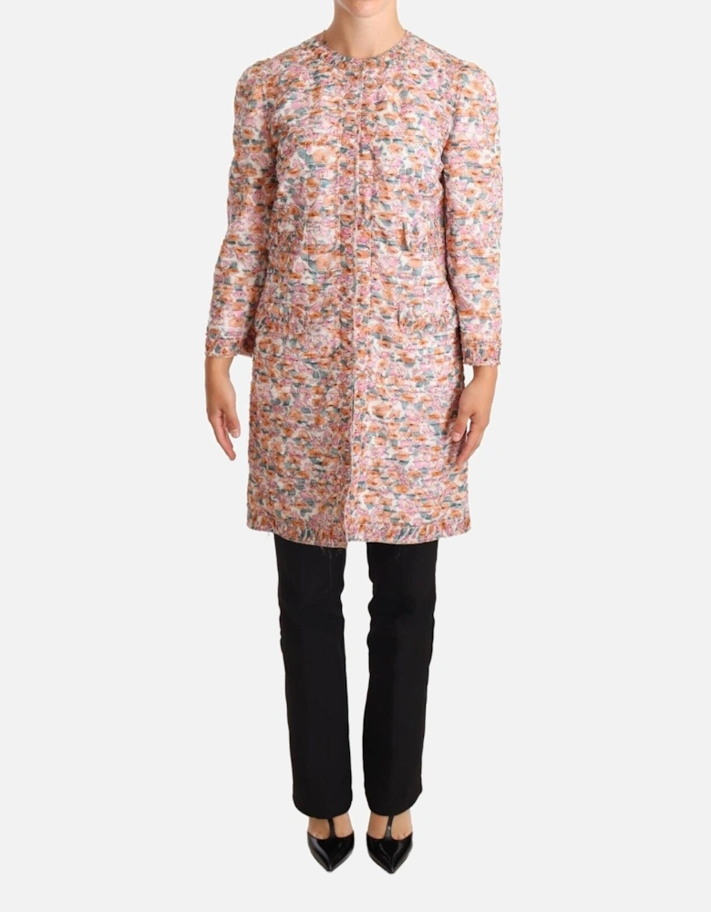 Dolce Gabbana FloralPrint Jacket Long Sleeves Women - Multicolor