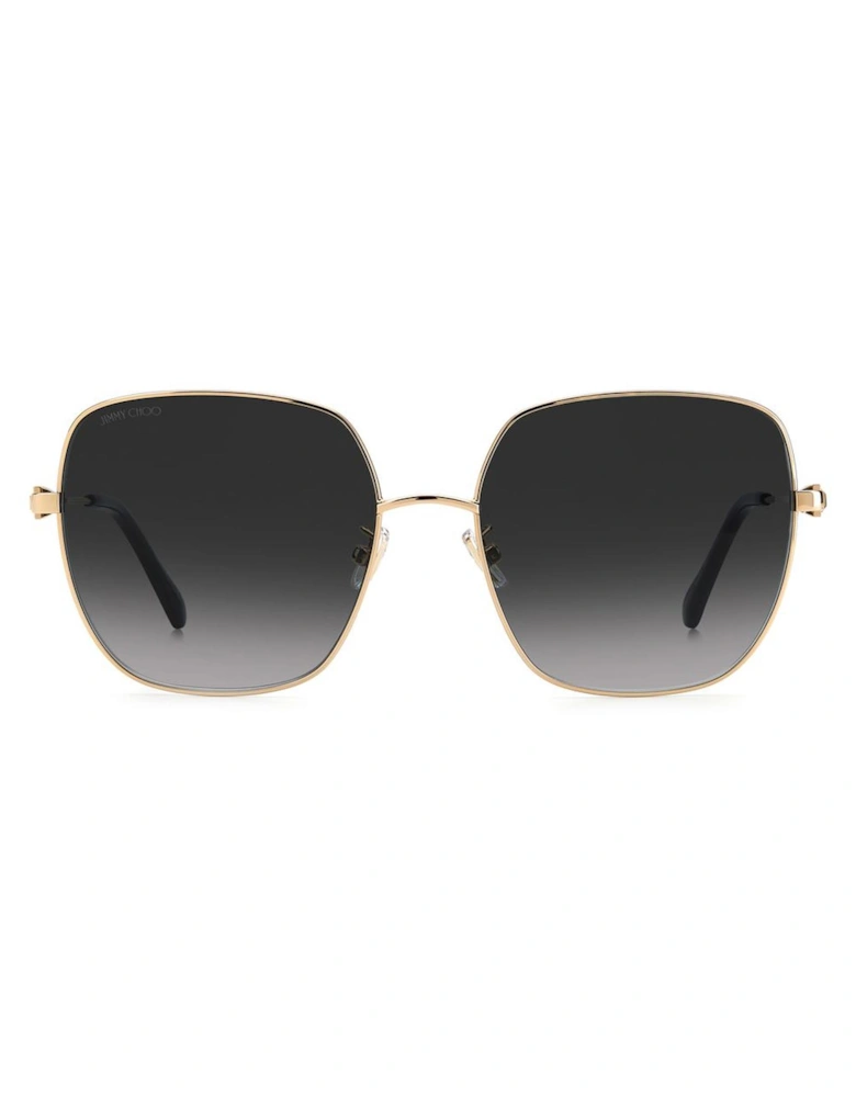 Ultra-Light Square Frame Metal Sunglasses Women - Bicolor
