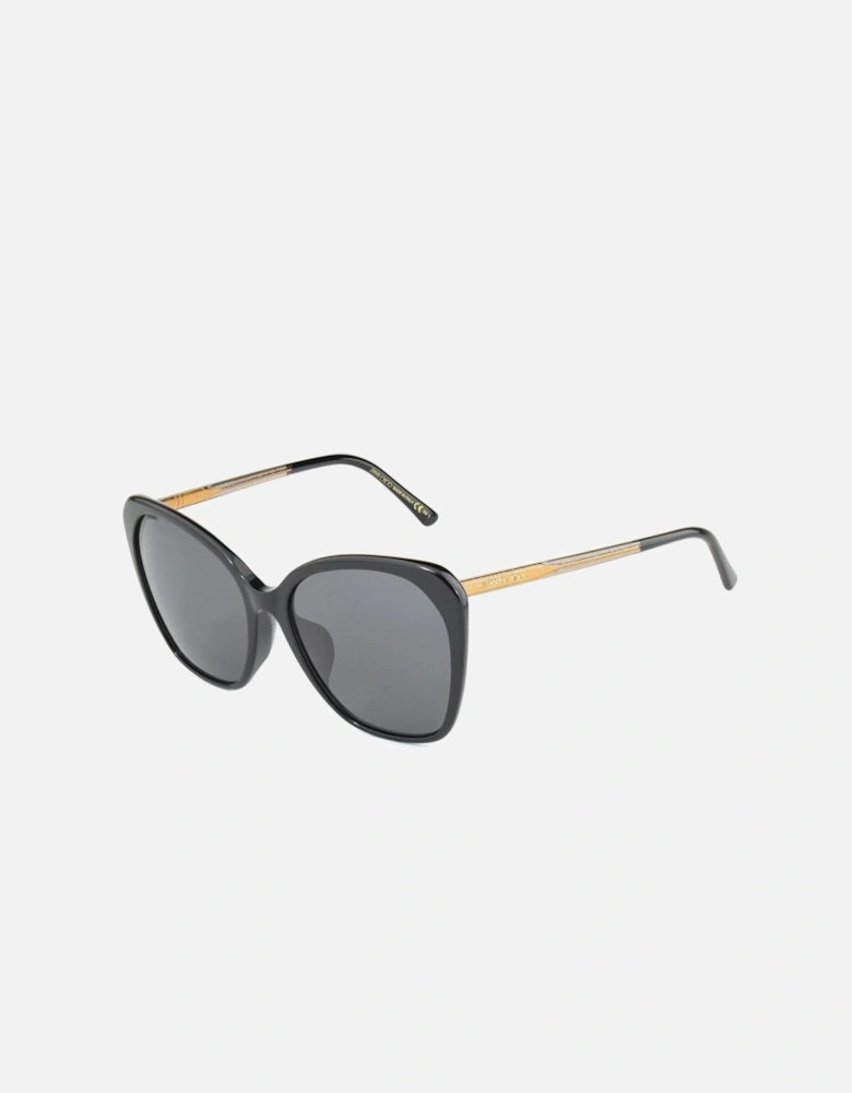 Metal Cat-Eye Sunglasses Women - Black