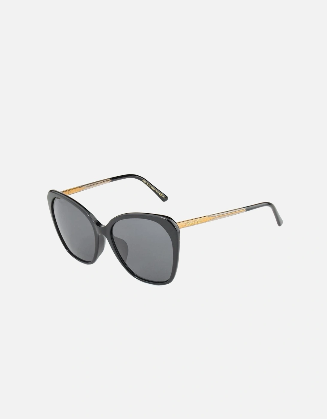 Metal Cat-Eye Sunglasses Women - Black, 3 of 2