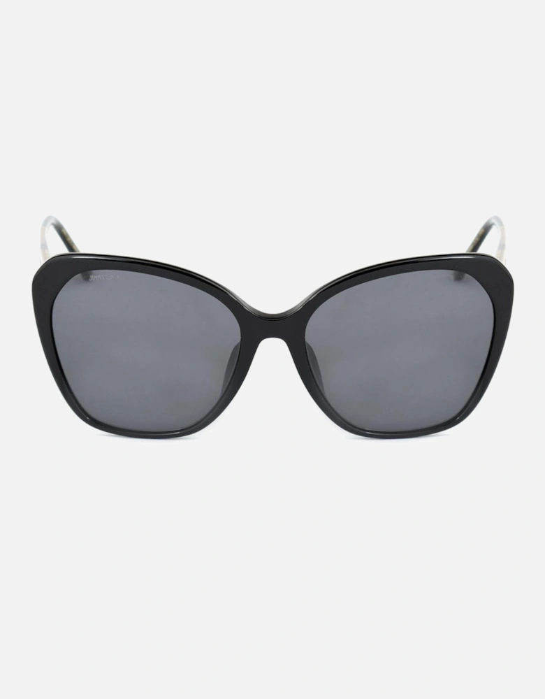 Metal Cat-Eye Sunglasses Women - Black