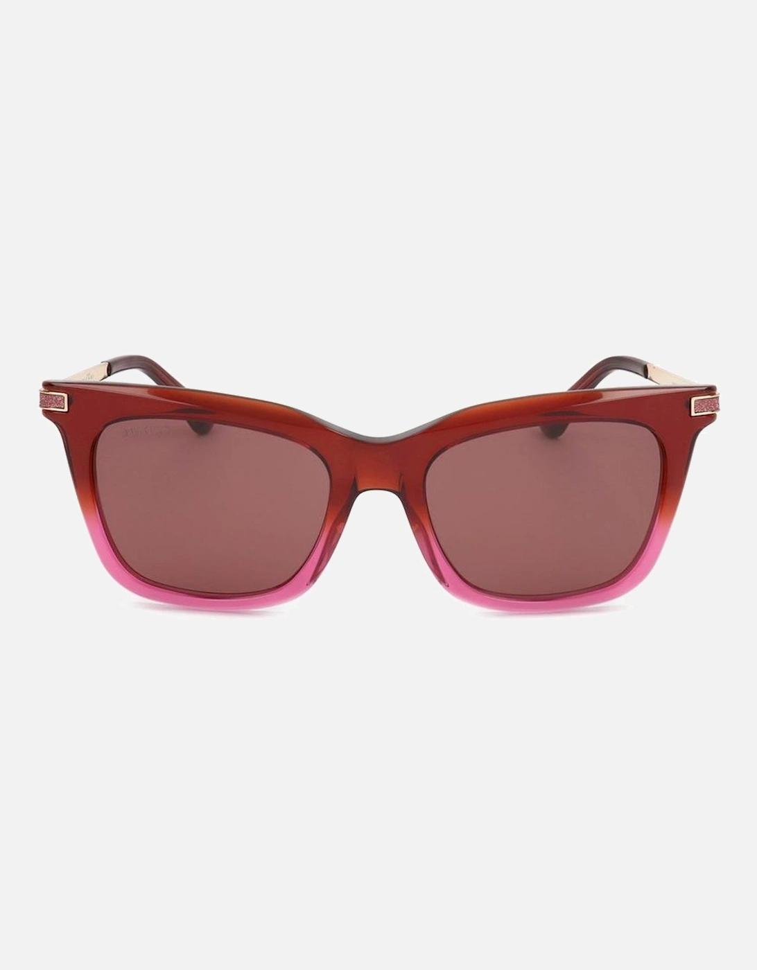 Metal Cat Eye Sunglasses Women - Red, 4 of 3