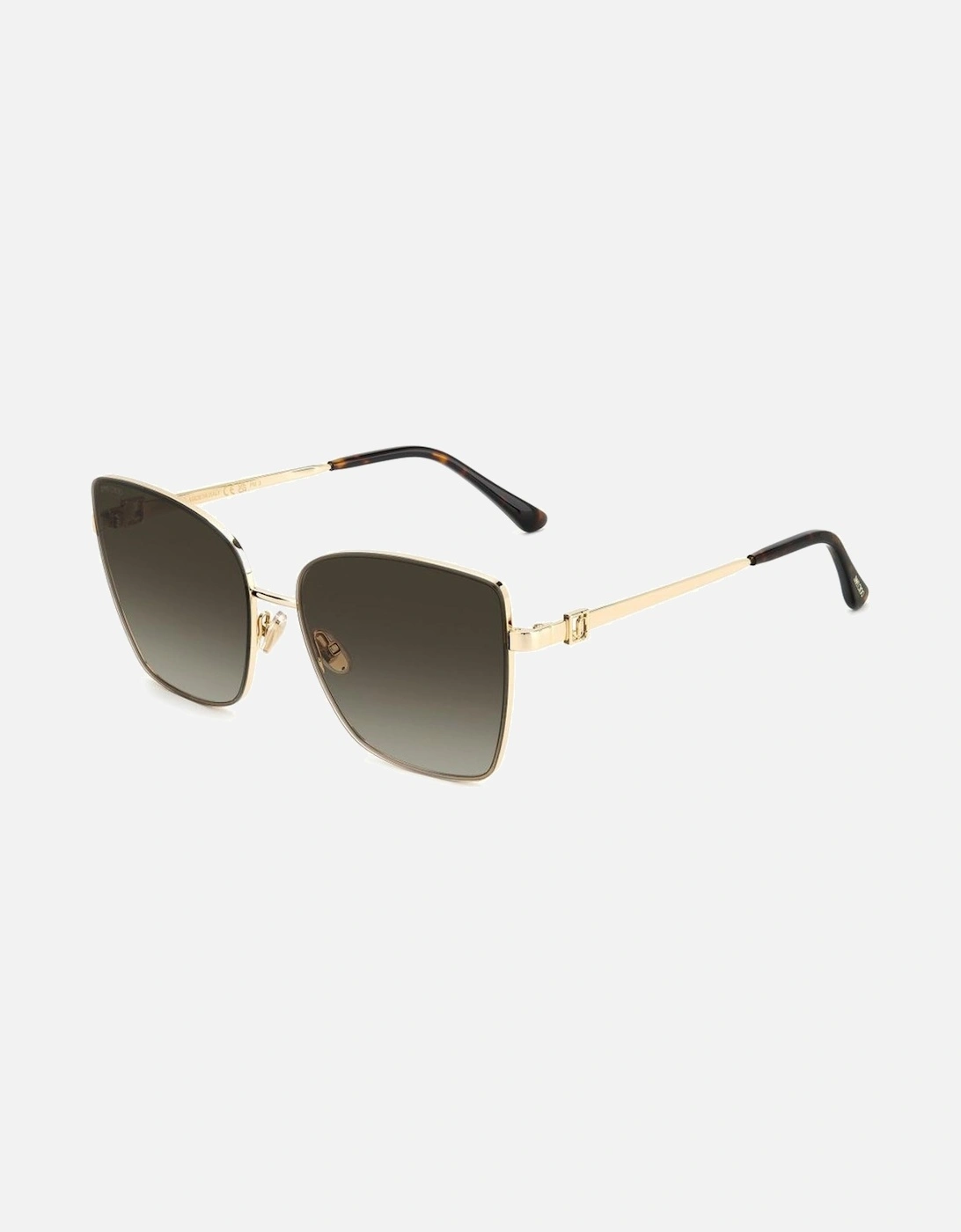 Metal Degraded Category 3 Sunglasses Women - Gold, 3 of 2