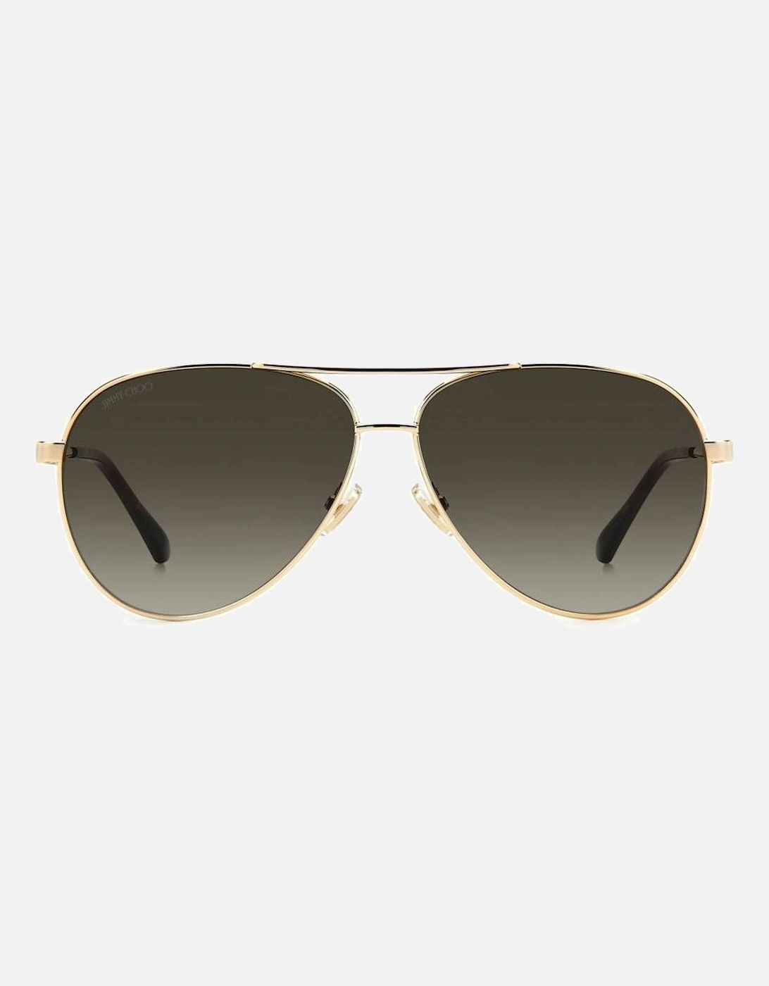 Metal Frame Degraded Category Sunglasses Women - Gold