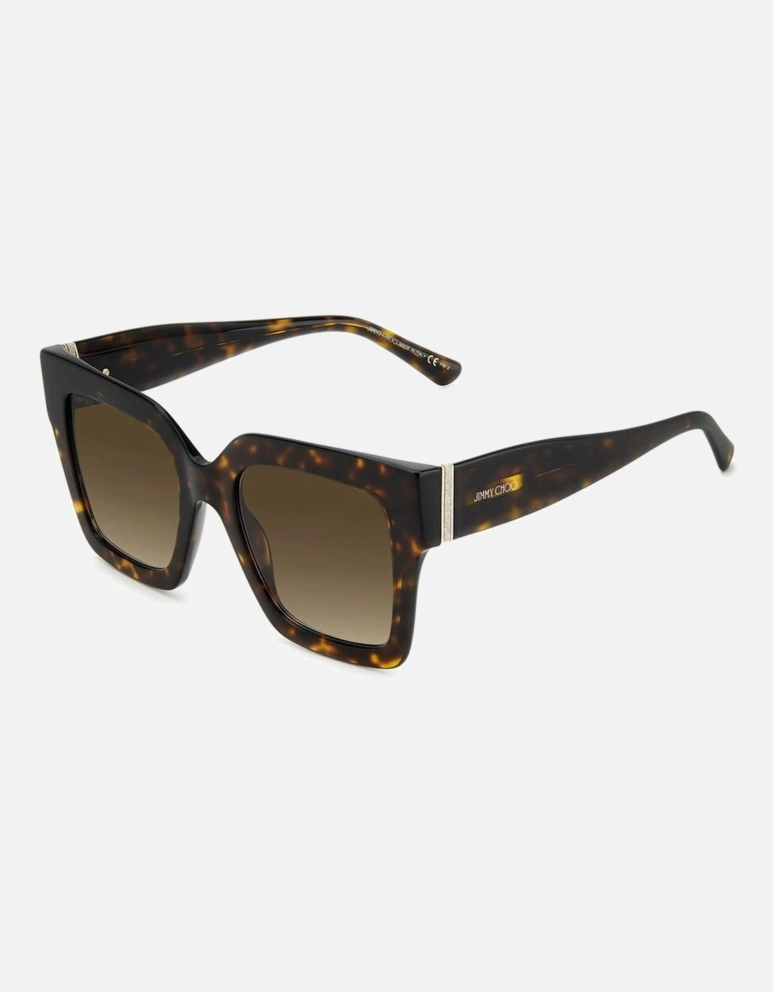 Acetate Edna-S Oval Sunglasses Women - Brown, 3 of 2