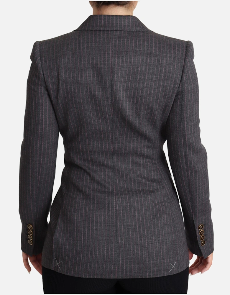Pinstripe Blazer JKT2807 Women - Gray Jackets