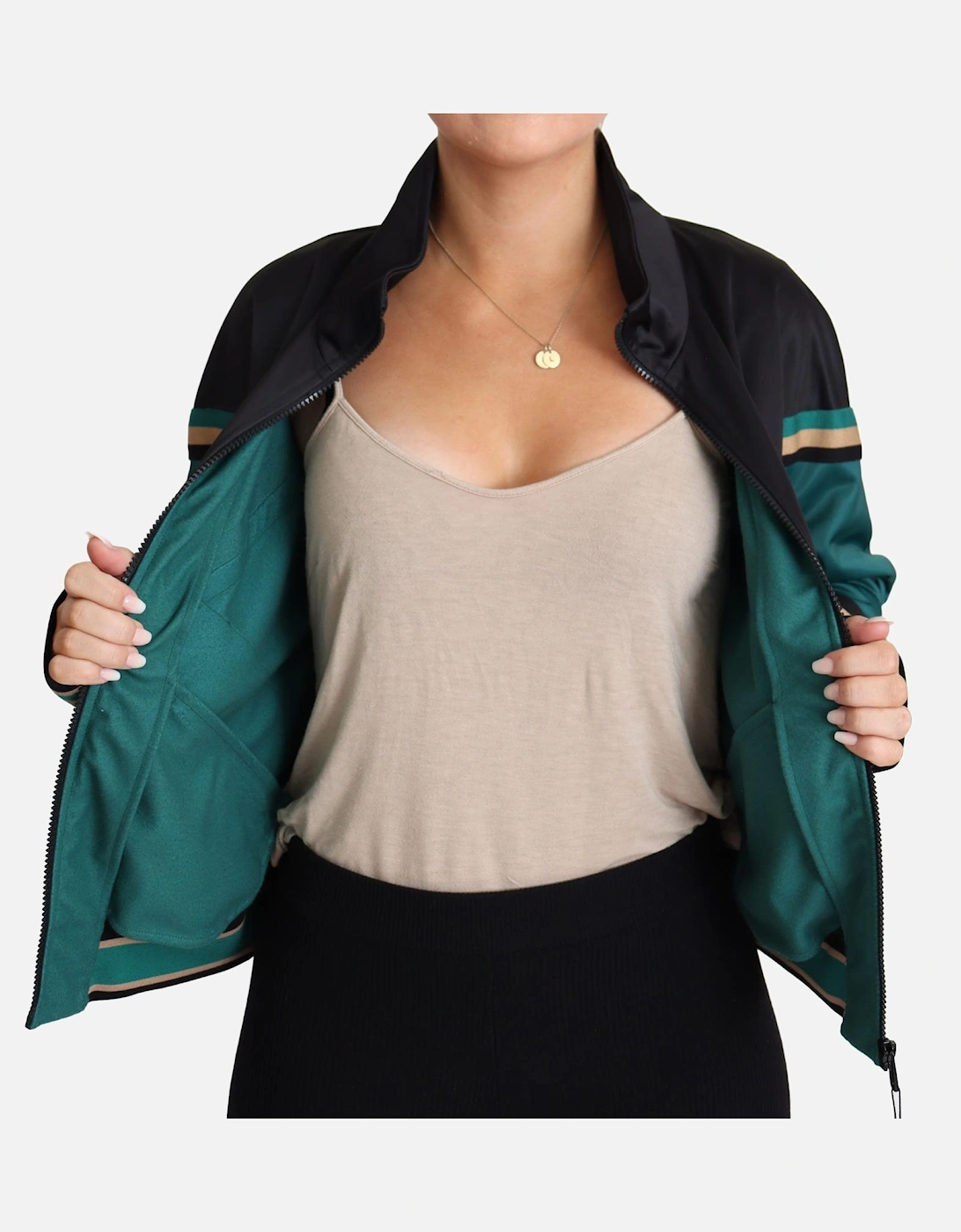 Track Jacket ZipUp DGPattern Men - Black Jackets