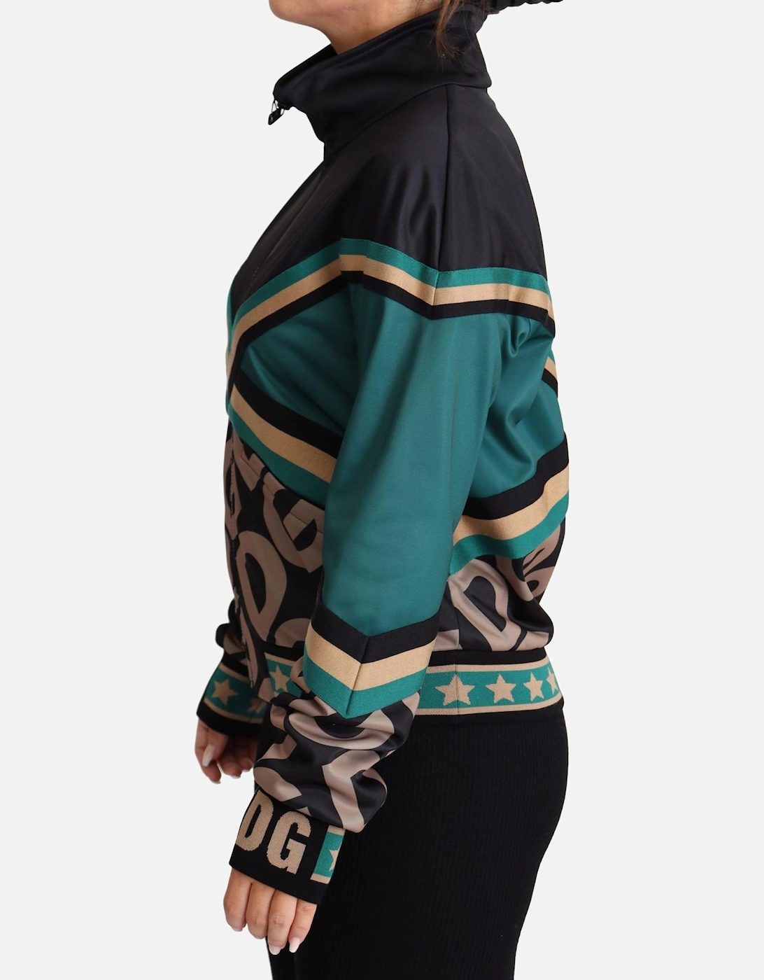 Track Jacket ZipUp DGPattern Men - Black Jackets