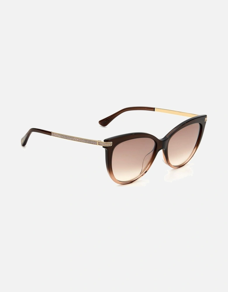 Acetate Cat-Eye Sunglasses Women - Brown