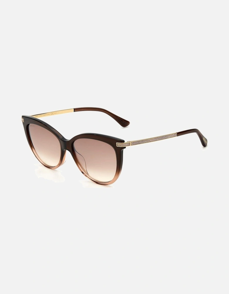 Acetate Cat-Eye Sunglasses Women - Brown