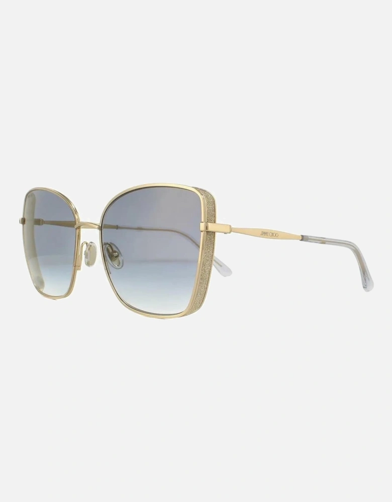 Metal Sunglasses with Mirrored Lenses Women - Multicolor